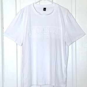 Manfinity All White Embossed Brooklyn NYC Design Medium